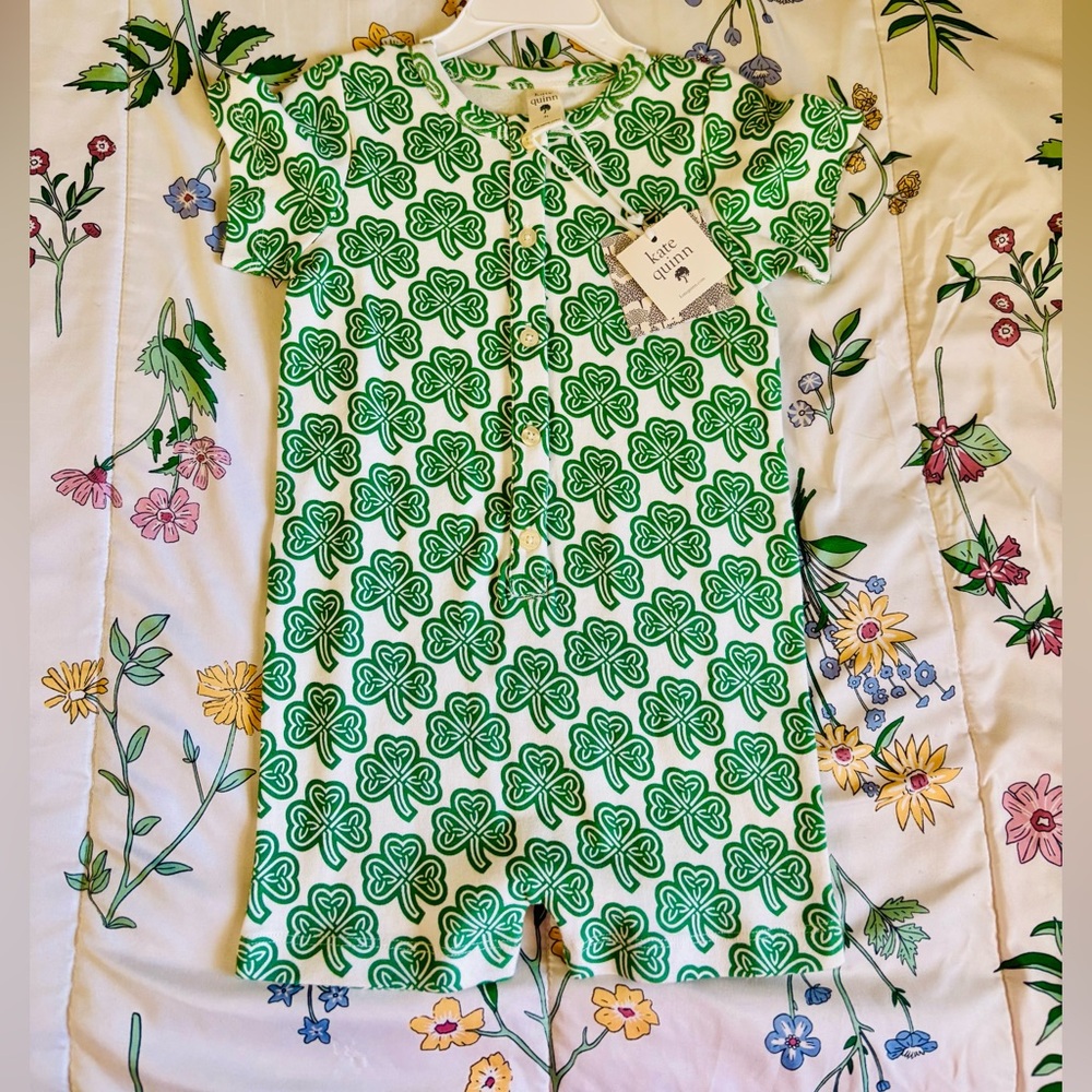 Kate Quinn Celtic Clover Short Sleeve Union Shortie 3y